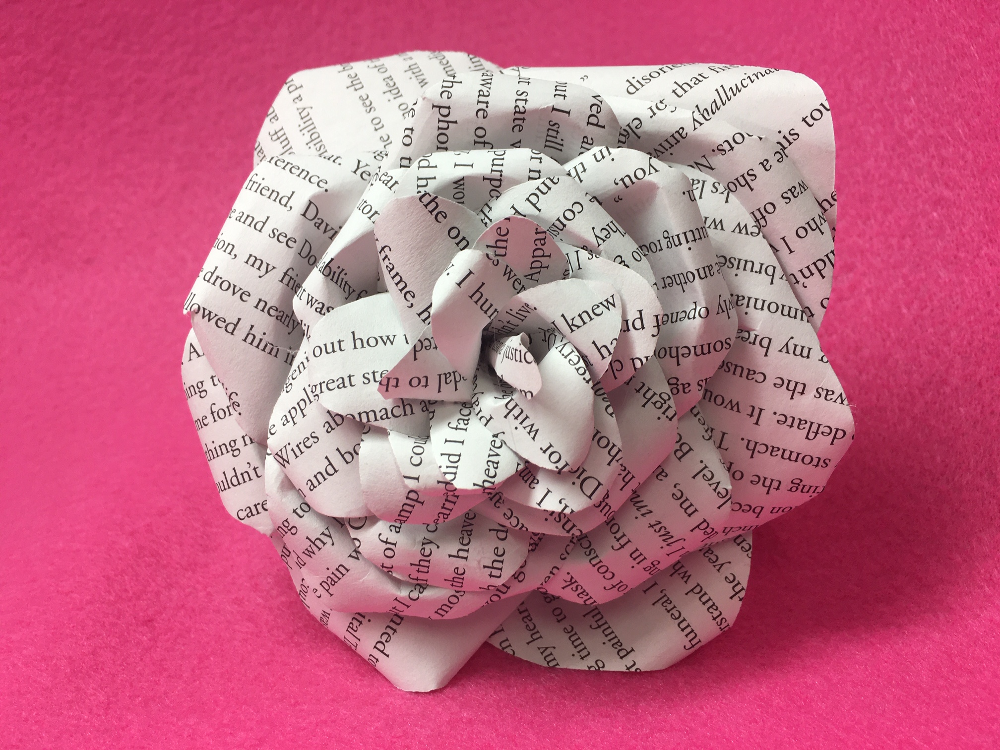 storybook paper roses