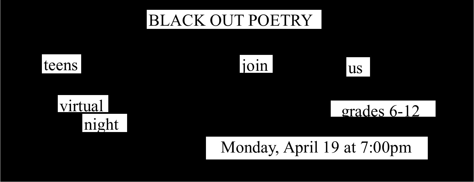 black out poetry 