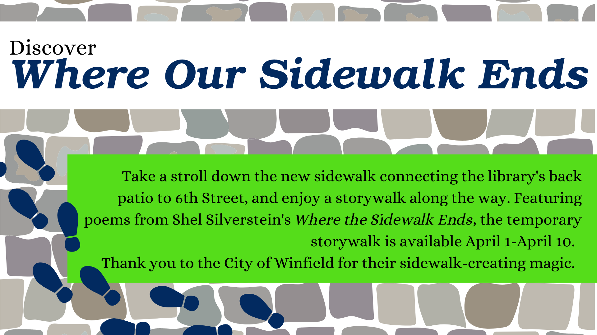 Discover Where Our Sidewalk Ends