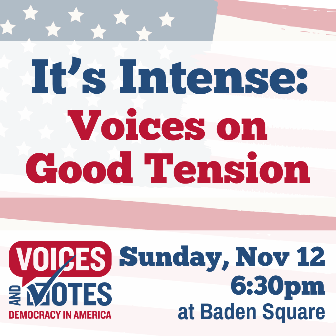 It's Intense:  Voices on Good Tension