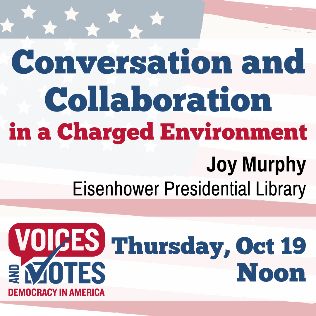 Conversation and Collaboration in a Charged Environment:  presented by Joy Murphy
