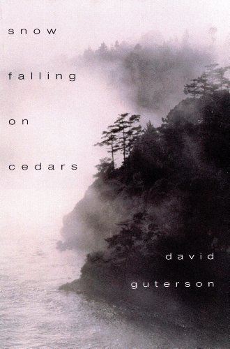 "Snow Falling on Cedars" book cover art