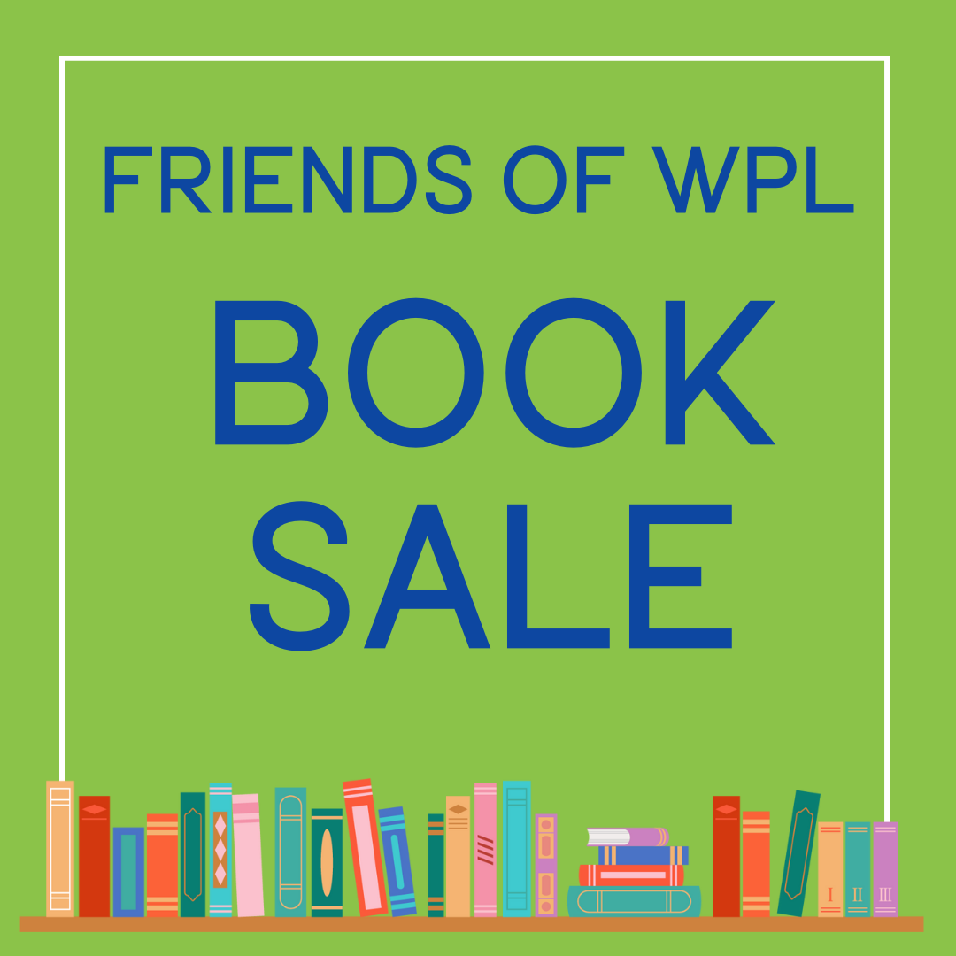 image with "Friends of WPL Book Sale"