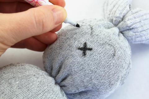 make a sock bunny buddy