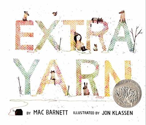 Book cover, Extra Yarn by Mac Barnett, illustrated by Jon Klassen