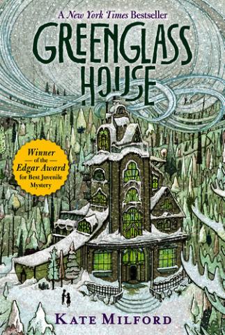 Book cover, GreenGlass House by Kate Milford 