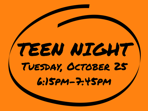 picture of "teen night" circled on calendar