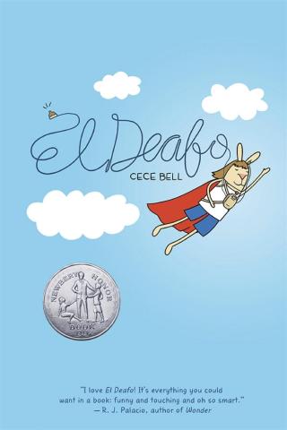 Book cover for the book El Deafo by Cece Bell