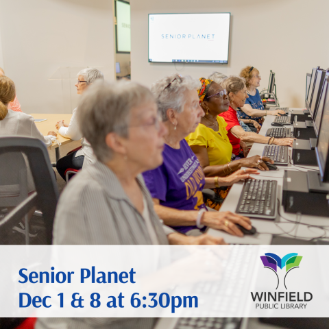 Image of older adults using computers