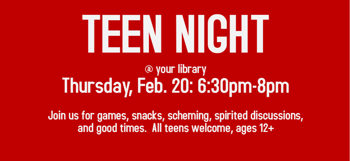 Teen Night poster