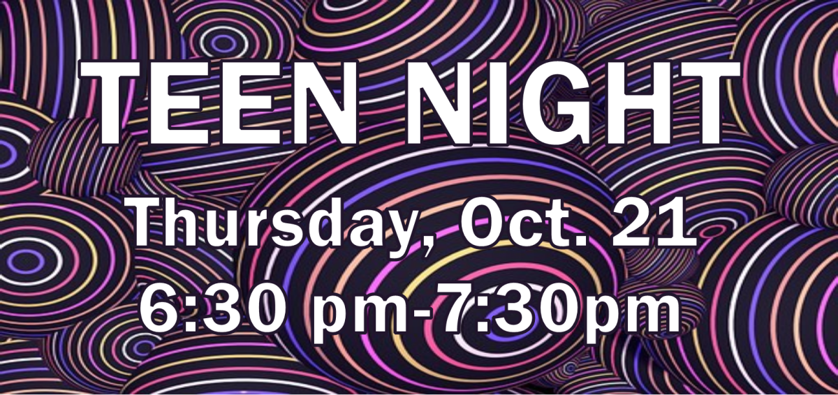 Teen night October 21 graphic