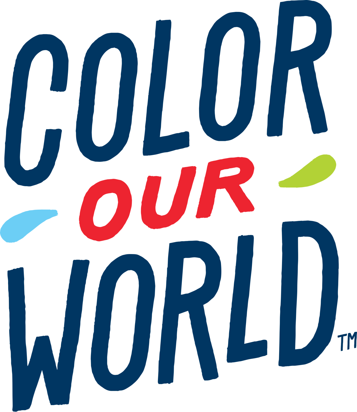 text reads: "Color our World"