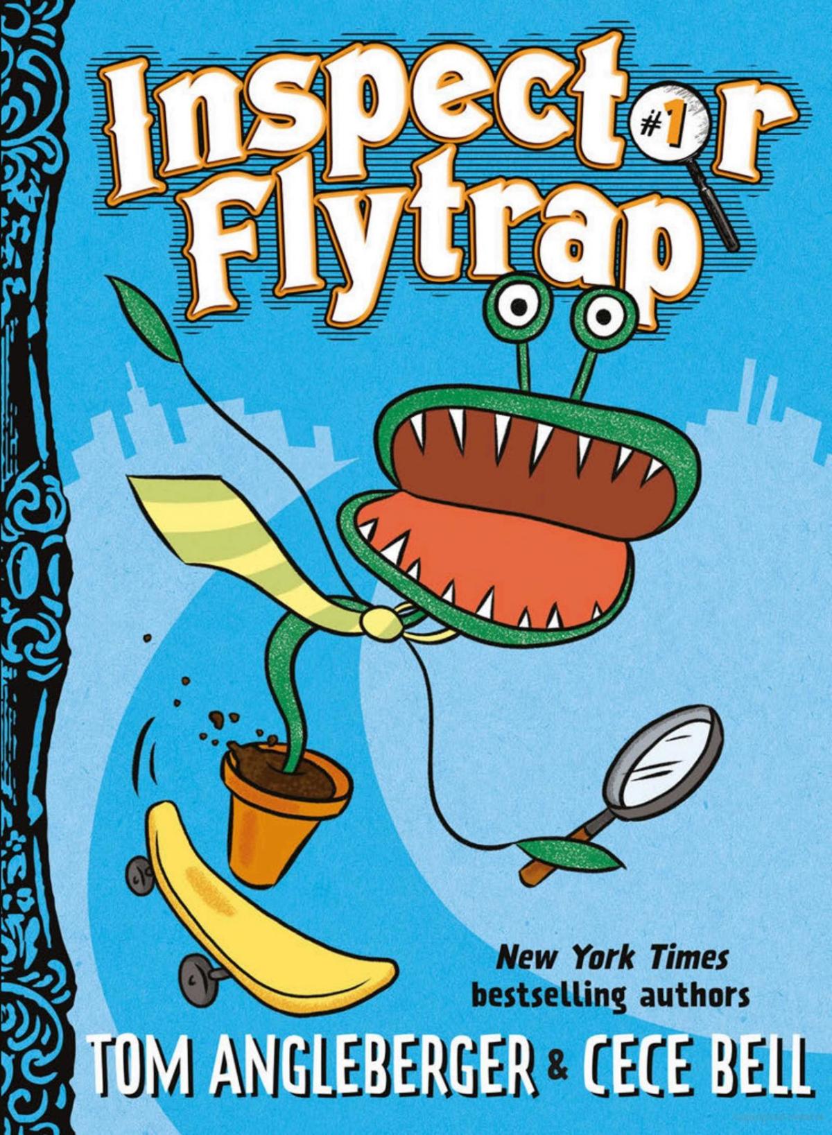 Book cover - Inspector Flytrap by Tom Angleberger and Cece Bell